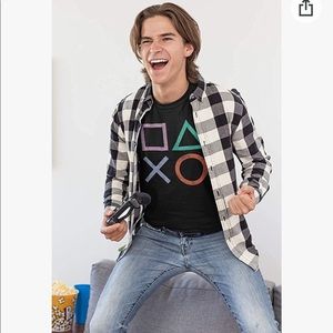New Men’s PlayStation tee in blue size XL